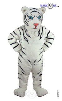 White Tiger Cub Mascot Costume T0009